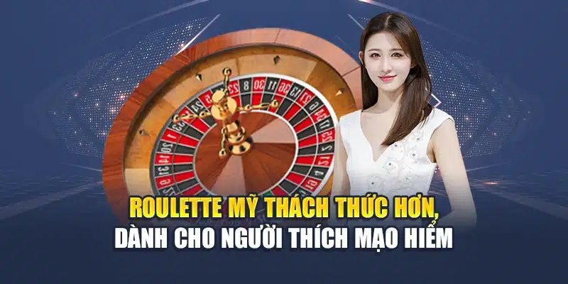 Roulette Online M88 – Xoay Là Thắng, Đặt Cược Dễ Dàng 2 Roulette Mỹ thách thức hơn, dành cho người thích mạo hiểm