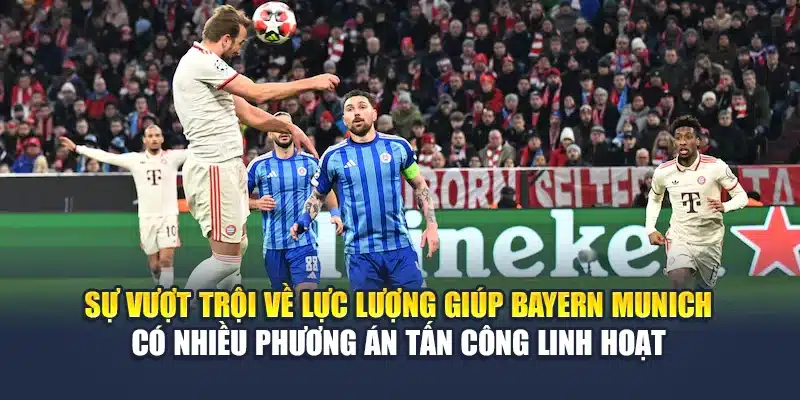 Soi Kèo Bóng Đá Bayern Munich vs Auckland City Từ m88wp.com 2 Sự vượt trội về lực lượng giúp Bayern Munich có nhiều phương án tấn công linh hoạt